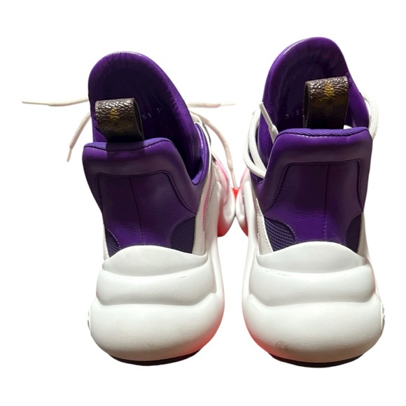 Louis Vuitton Shoes - Louis Vuitton Purple and White Sneakers